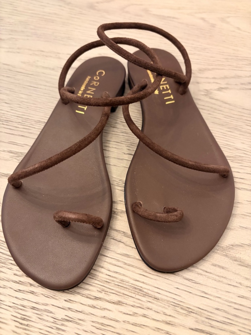 NWT CoRNETTI Romelide Sandal In Chocolate Size 36 (6) - Picture 6 of 11